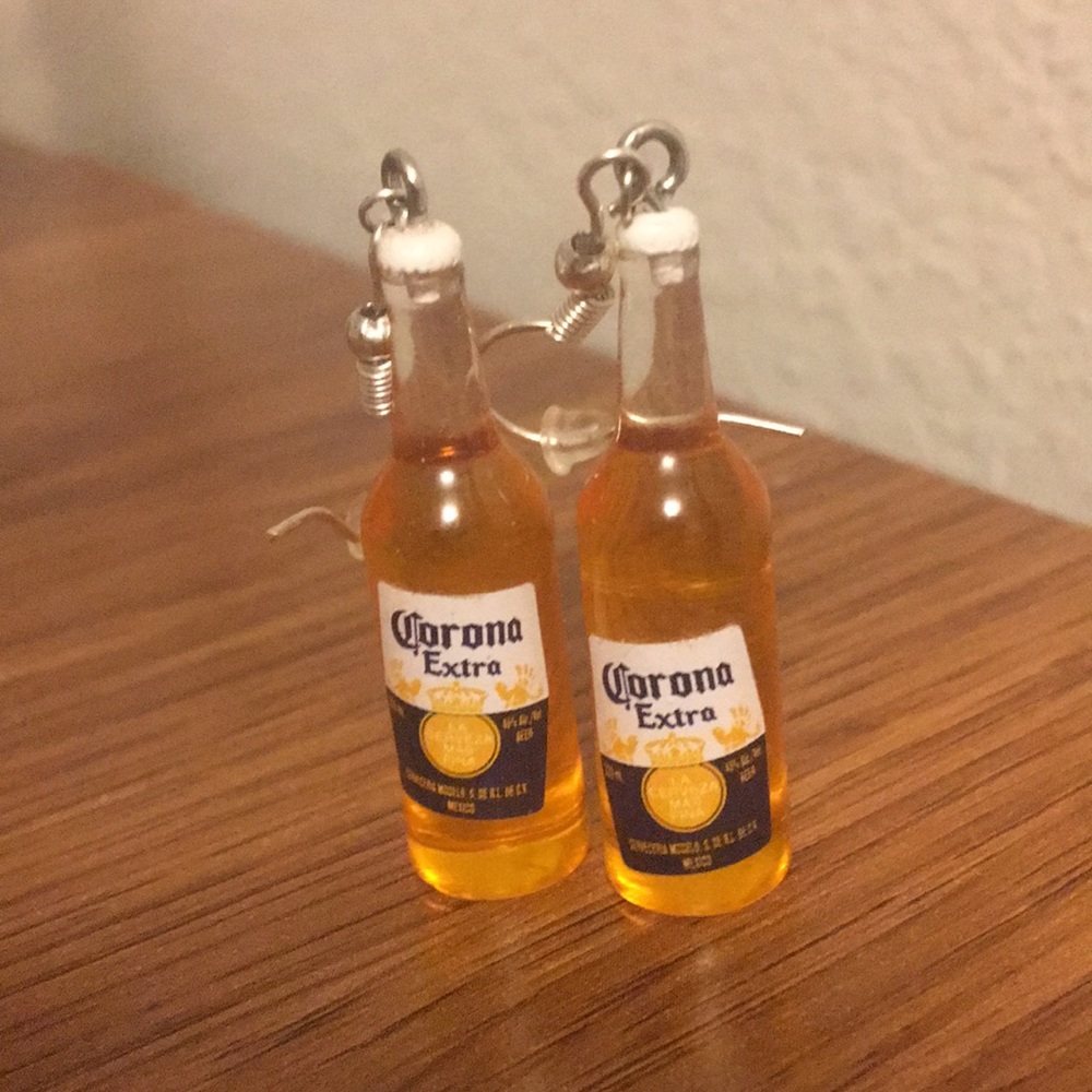 Corona Extra Beer Earrings